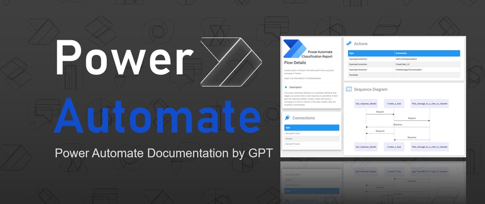 Cover image for Power Automate Documentation by GPT