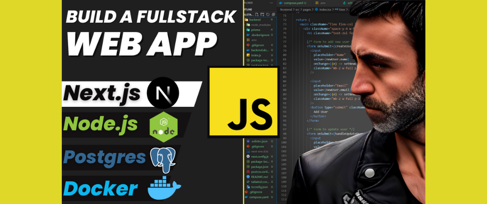 Cover image for JavaScript Fullstack WEB App: Nextjs & Docker