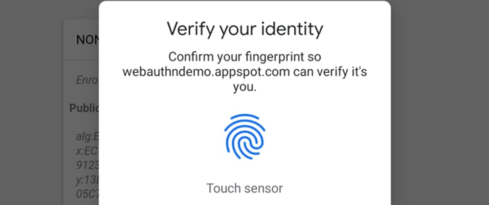 Cover image for Fingerprint-based authentication and Authorization in Python(Django) web applications