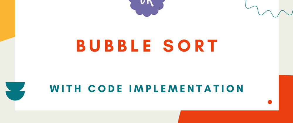 Cover image for Bubble Sort