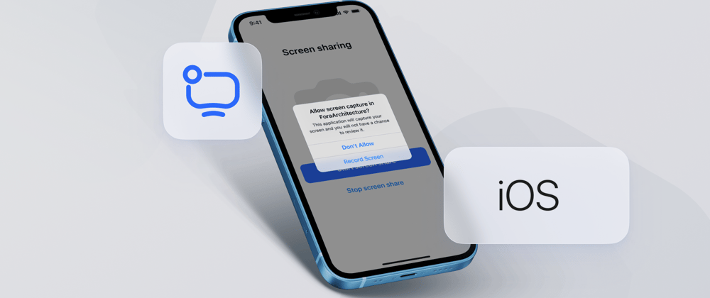 Cover image for How to Implement Screen Sharing in iOS App Using ReplayKit and App Extension