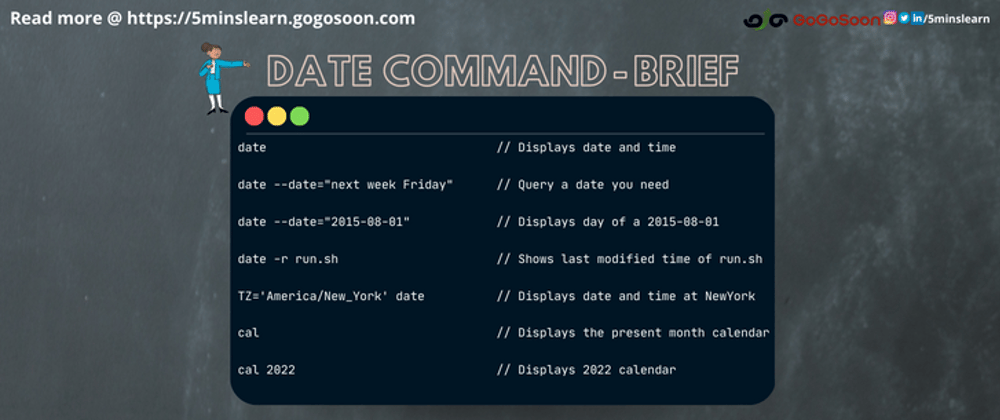 Cover image for How to query the terminal to find a date - Date command