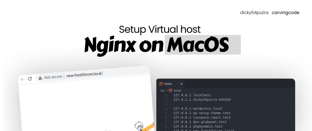 Cover image for Setup | MacOsvirtual host nginx