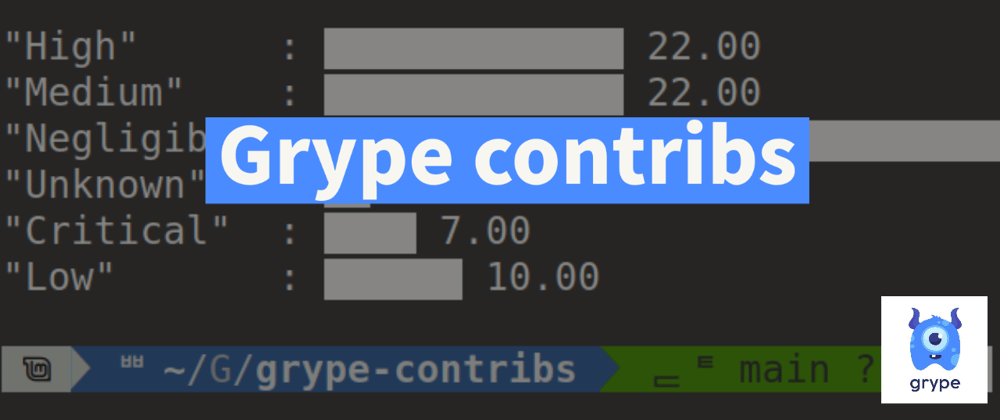 Cover image for 📢 Grype 0.42.0 is out... and hello grype-contribs 👶