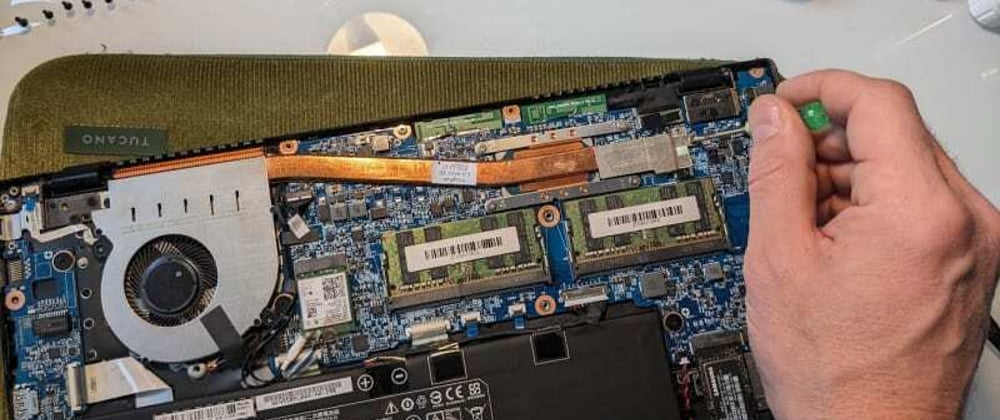 Cover image for Replacing parts of my laptop