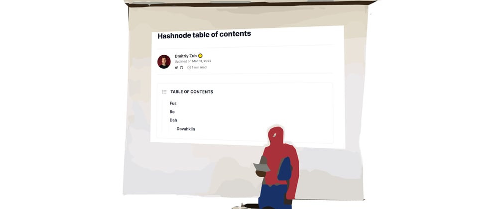 Cover image for How to create a beautiful table of contents on Hashnode