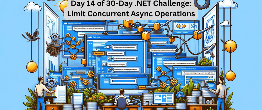 Cover image for Day 14 of 30-Day .NET Challenge: Limit Concurrent Async Operations