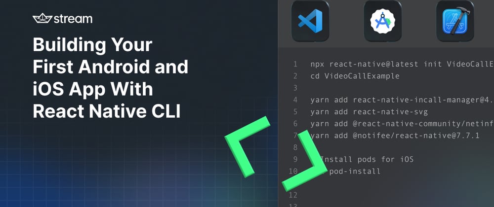 Cover image for Build Your First Android and iOS App With React Native CLI