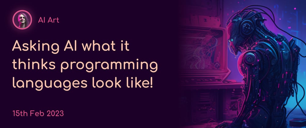 Cover image for Asking AI what it thinks programming languages look like!