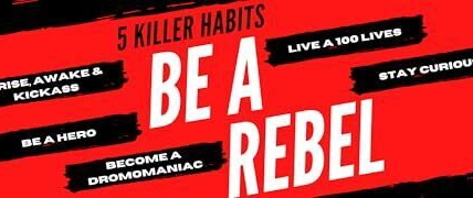 "Extraordinary lives are not built by following the rules but by breaking barriers and embracing bold habits."