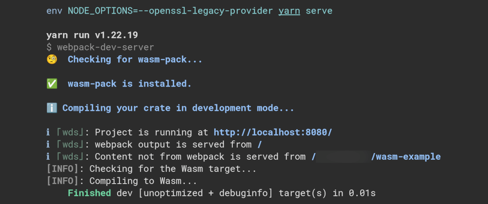 Cover image for Rust で WebAssembly (wasm) - Webpack 利用 on Arch Linux (Rust 1.66)