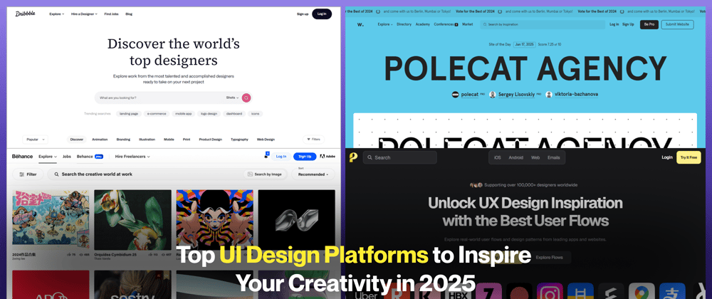 Top UI Design Platforms to Inspire Your Creativity in 2025 🚀 - DEV ...