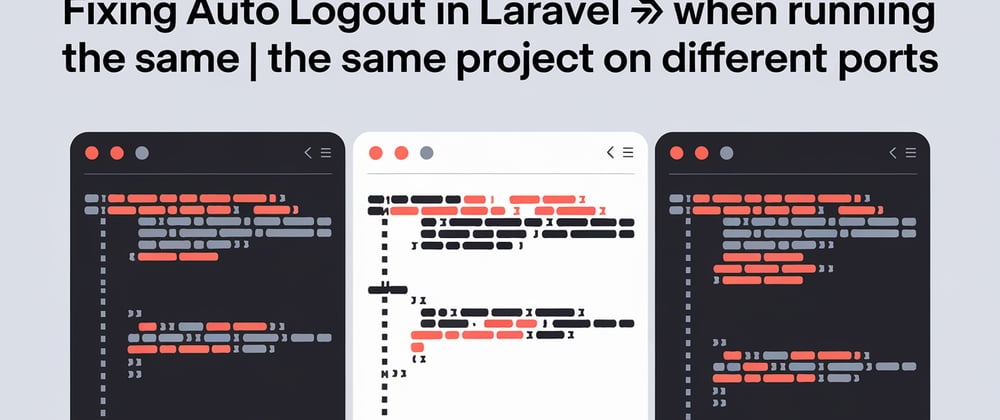 Fixing Auto Logout in Laravel When Running the Same Project on Different Ports