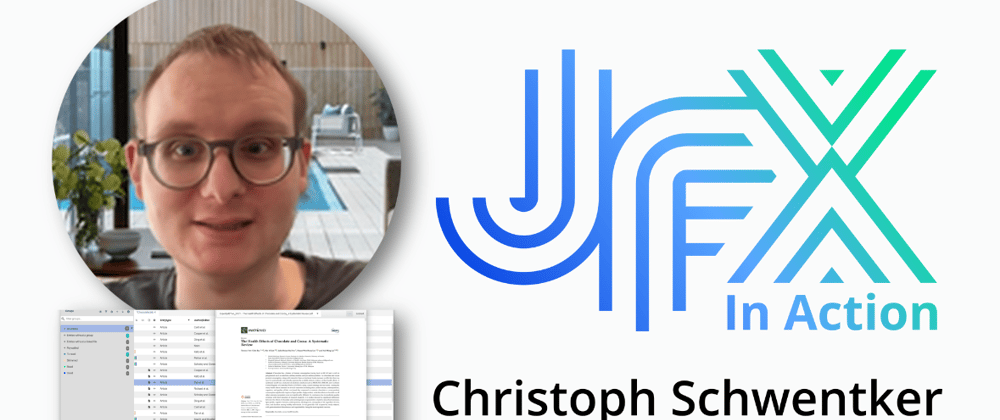 Cover image for JavaFX In Action with Christoph Schwentker about JabRef