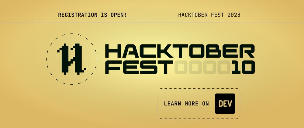 Cover image for 📣 Registration Opens Today! Hacktoberfest 2023 🍁🎃