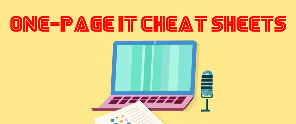 Cover image for One-page IT cheat sheets