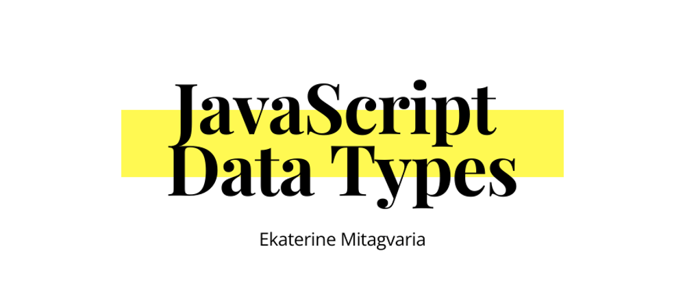 Cover image for JavaScript Data Types