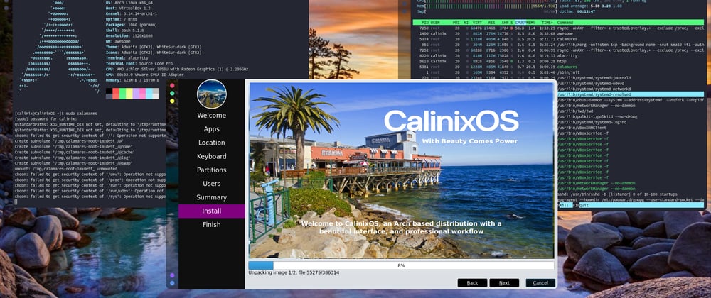 CalinixOS Alpha 5 Stable Release