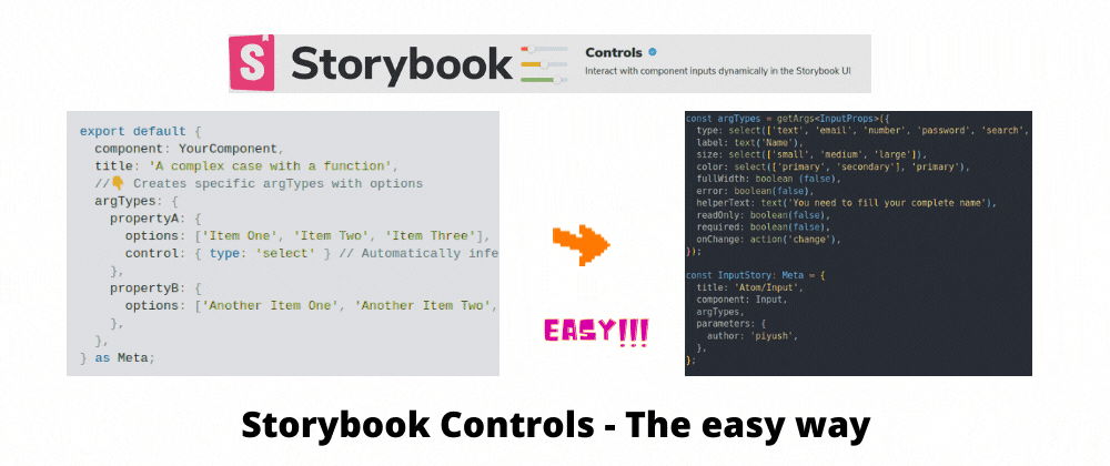 Cover image for React Storybook Controls - The easy way