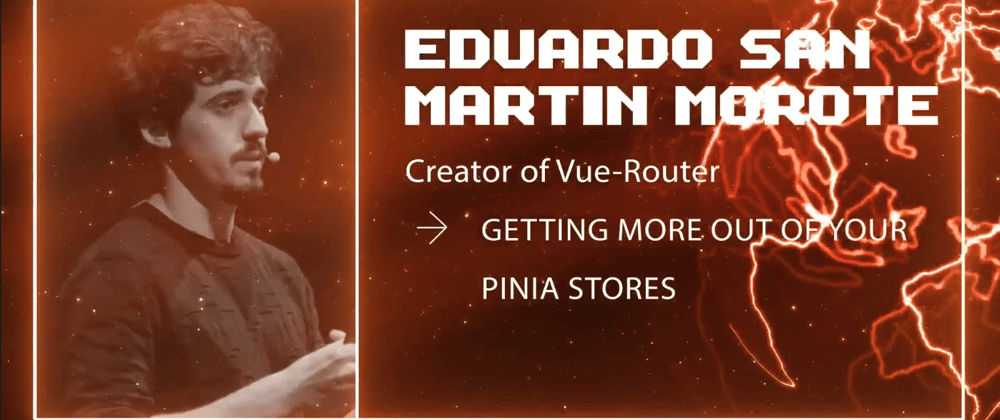 Cover image for Getting more out of your Pinia Stores  — Vue Amsterdam Conference 2022 Summary series — Second Talk