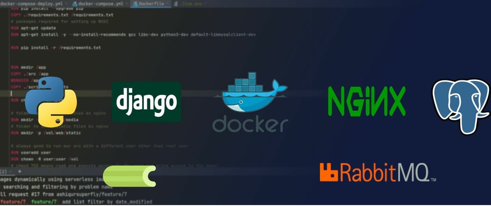 Cover image for Setting up Asynchronous Tasks - Dockerizing Django for deploying anywhere !