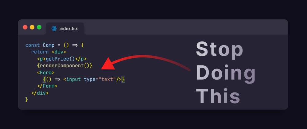 Cover image for Functions Are Killing Your React App's Performance