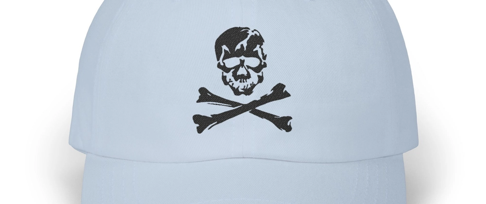 Navy Baseball Jolly Roger Embroidered Hat – Honor the Legacy with Bold Design
