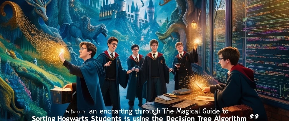 Cover image for The Gemika's Magical Guide to Sorting Hogwarts Students using the Decision Tree Algorithm (Part #7)