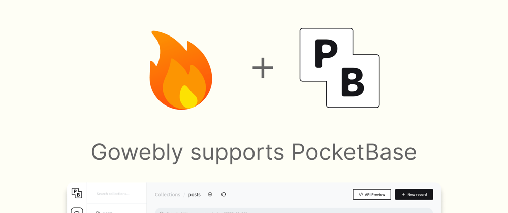 Cover image for ⚡️ Gowebly CLI now supports the PocketBase framework