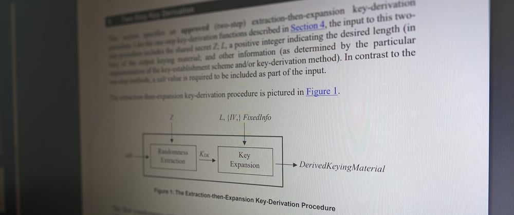 Cover image for Key derivation in .NET using HKDF