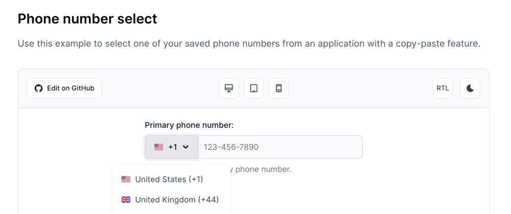 Cover image for Open-source phone input components coded with Tailwind CSS