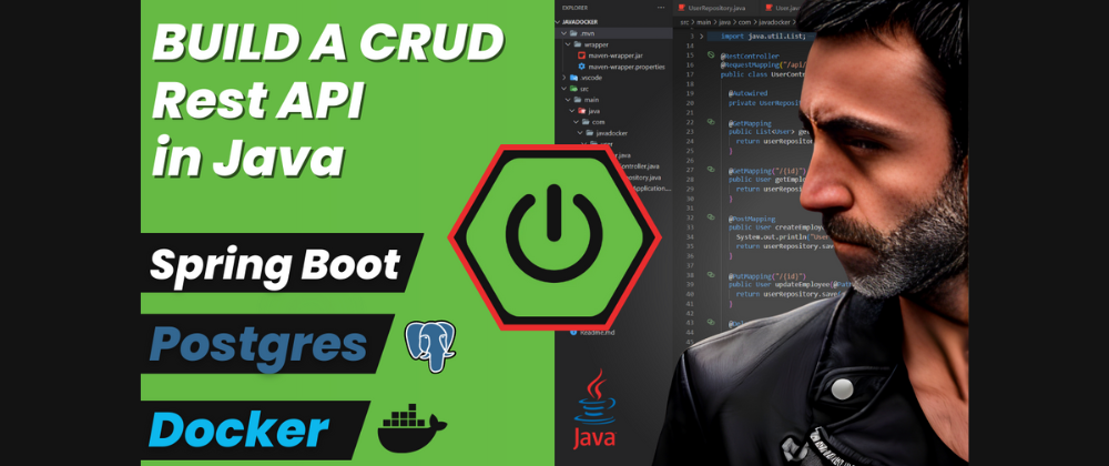 Cover image for Java CRUD Rest API using Spring Boot, Hibernate, Postgres, Docker and Docker Compose