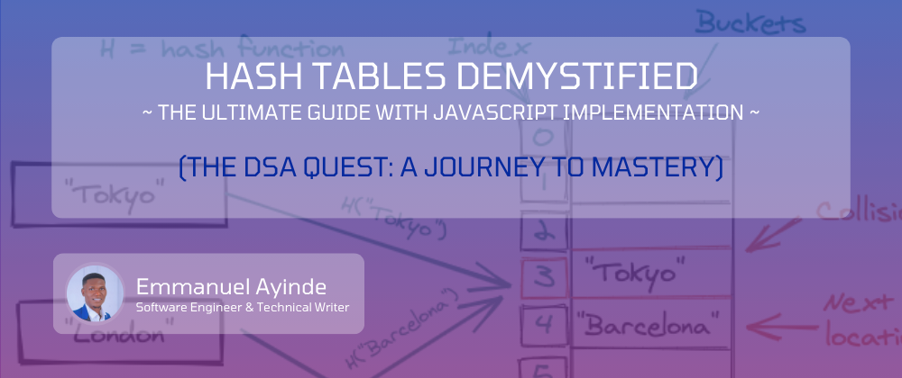 Cover image for Hash Tables Demystified: The Ultimate Guide with JavaScript Implementation