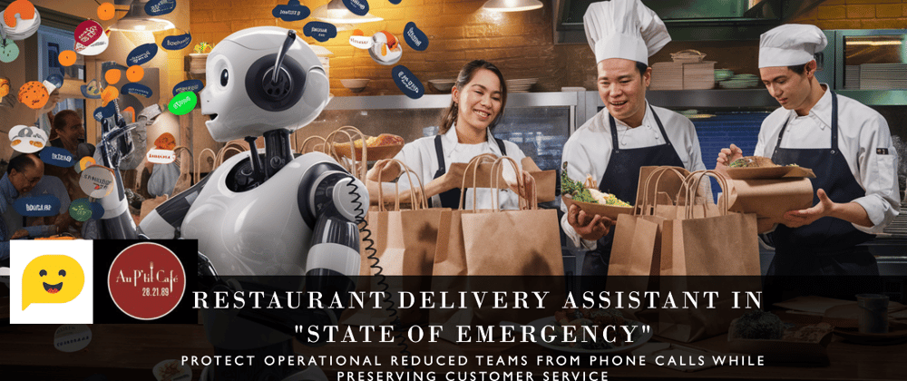 Cover image for 🚨 AI customer service assistant to help teams in "state of emergency" times