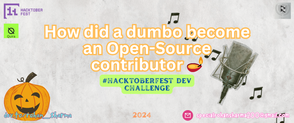 Cover image for How did a dumbo become an Open-Source contributor 🪔