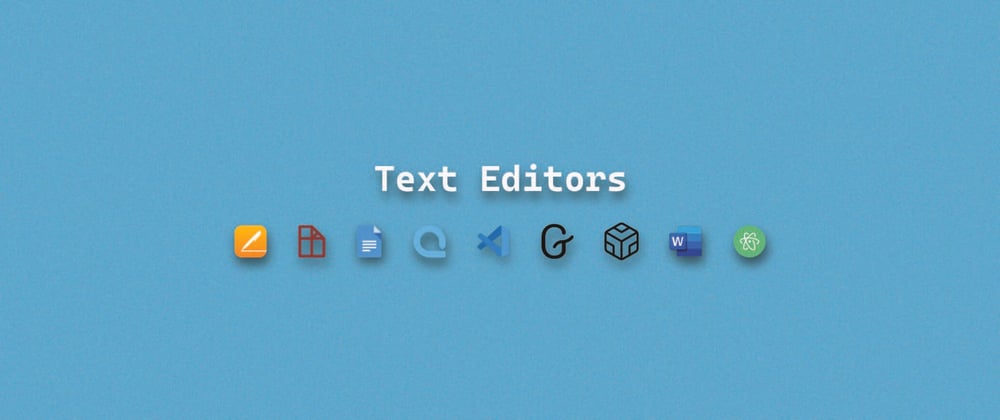 Cover image for An introduction to text editors for web developers