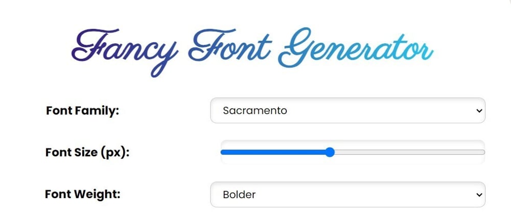 Cover image for You want Fancy Fonts on you website: Fancy Font Generator