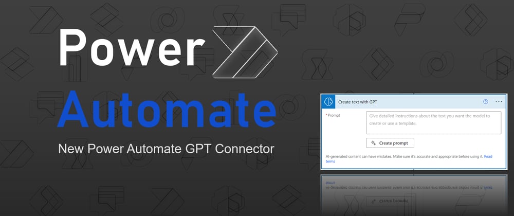 Cover image for New Power Automate GPT Connector