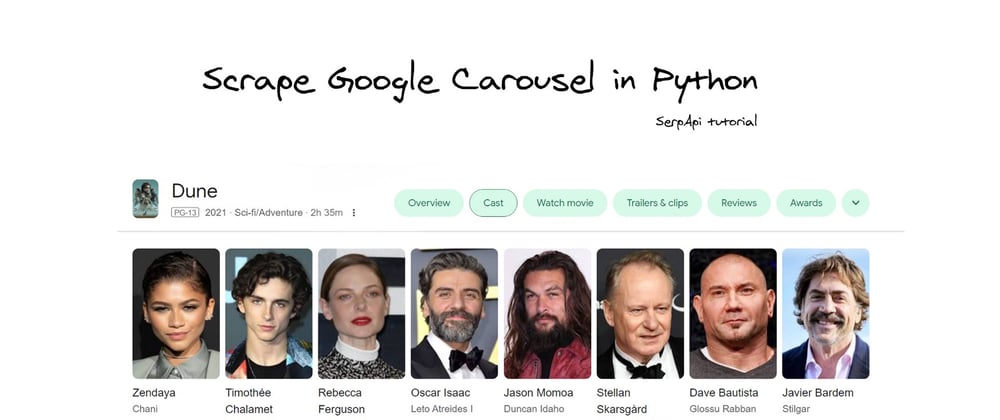 Cover image for Scrape Google Carousel Results with Python