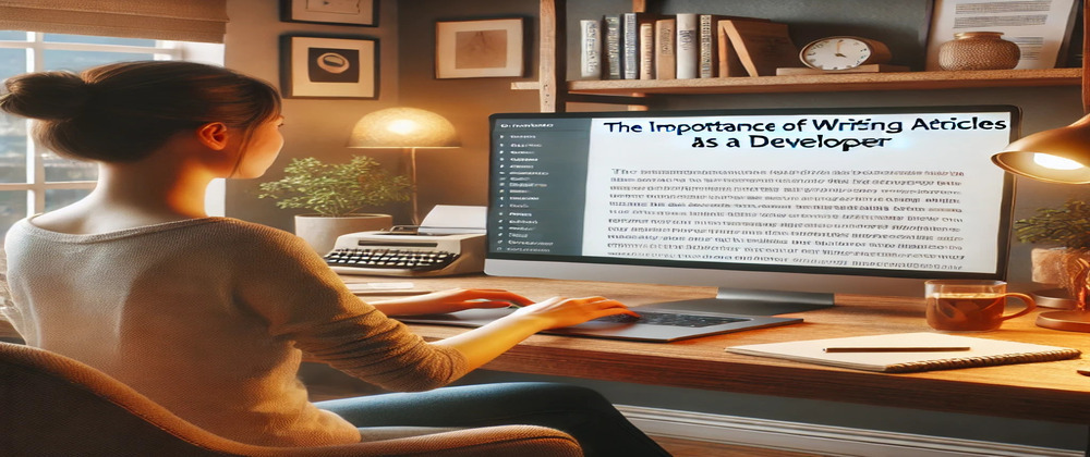 Cover image for The Importance of Writing Articles as a Developer