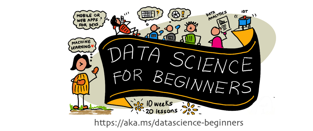 Cover image for Free Data Science for Beginners curriculum on GitHub