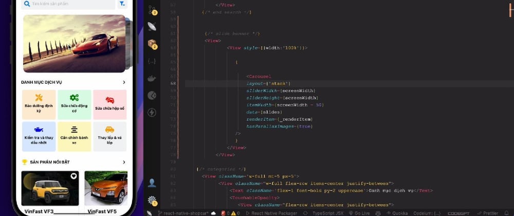 Cover image for ✨ [4] - Build Beautiful Carousels in React Native Expo | Tôi tiếp tục code về React Native 💻 🚀