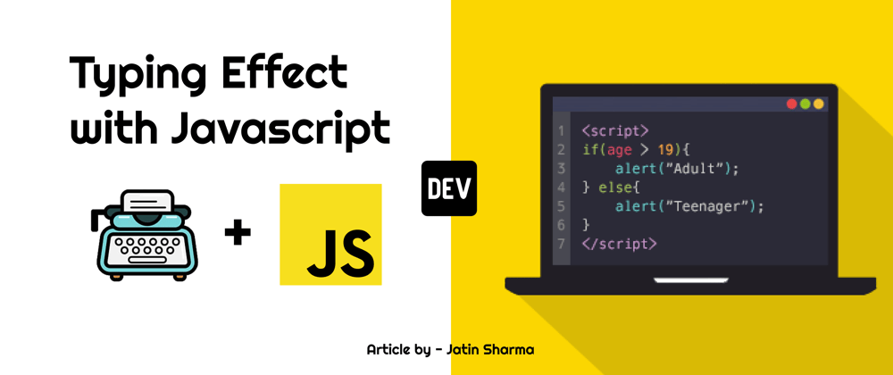 Cover image for Typing Effect with typed.js