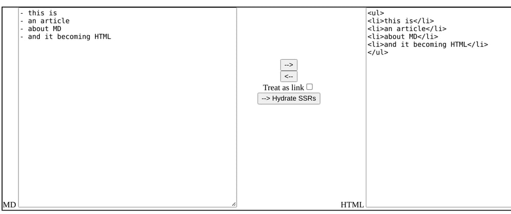 Cover image for mdToHtml? htmlToMd? How 'bout both!