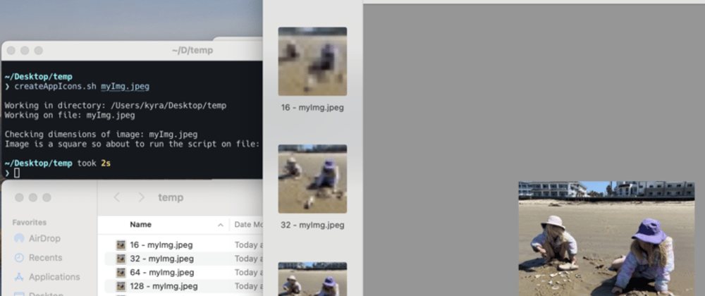 Cover image for Quickly Create App Icons by Resizing Your Main Image With a Bash Script