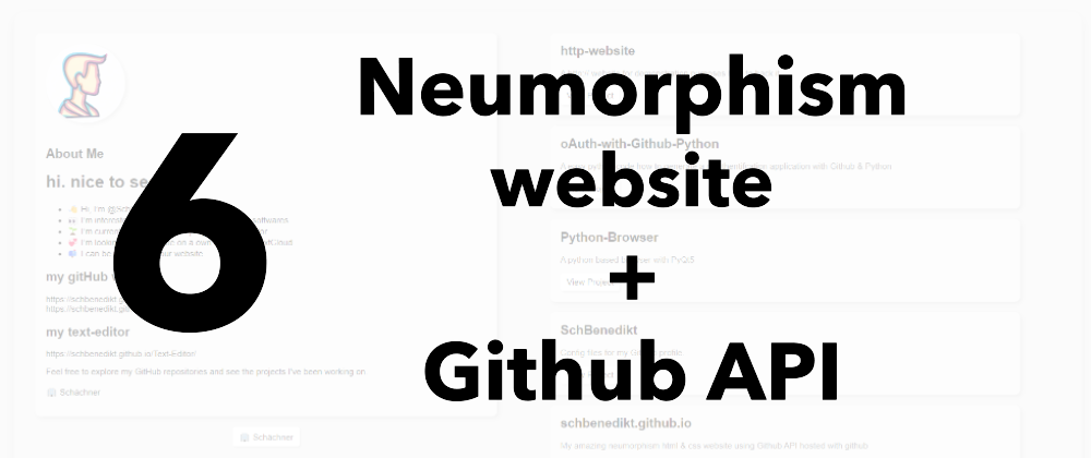 Cover image for Neumorphism-Website (Part 6)