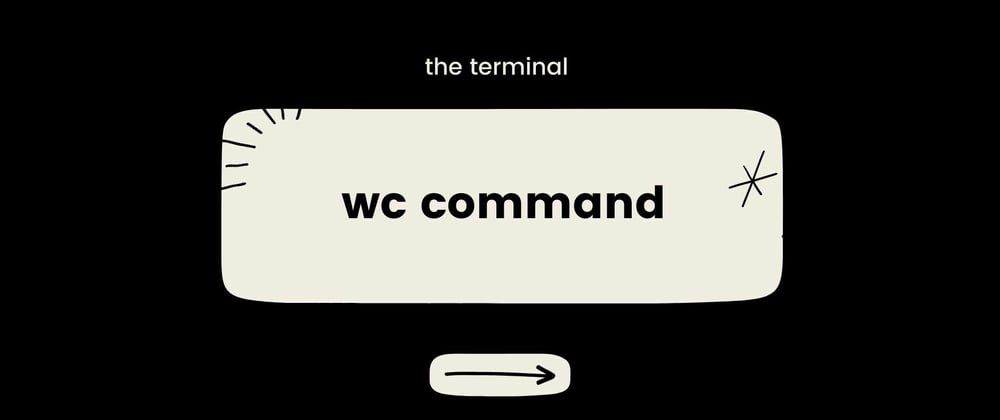 Cover image for wc command