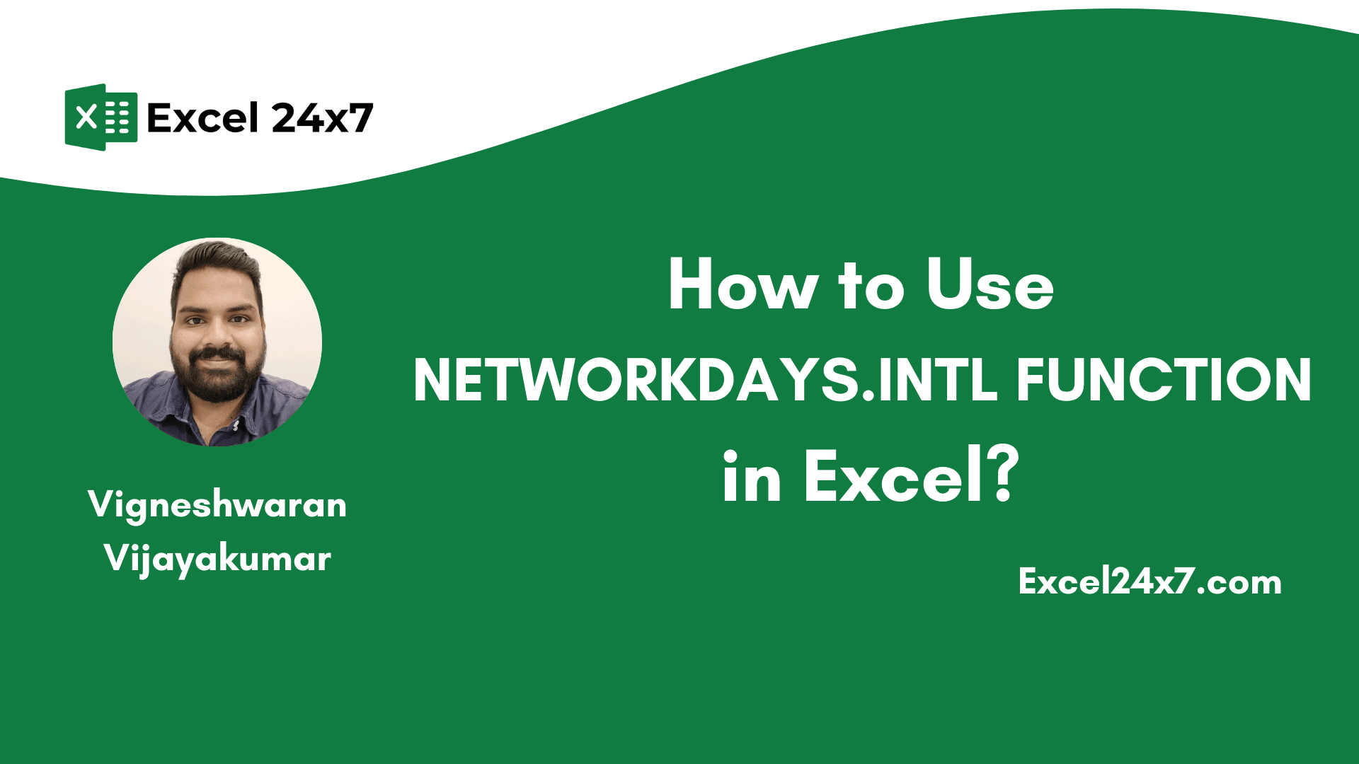 How to Use Excel NETWORKDAYS.INTL Function?