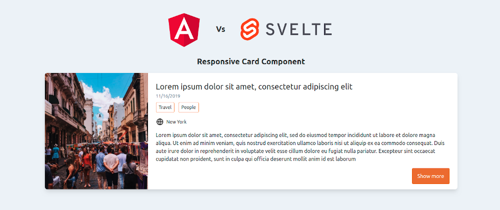 Cover image for Angular vs Svelte - Card Component