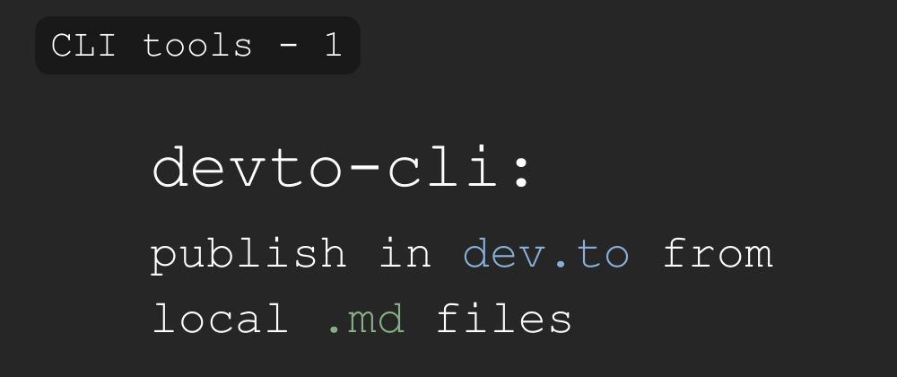 Cover image for devto-cli: sincronizando um repositório do GitHub com suas publicações do dev.to